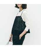 【アンフィーロ 自由区/UNFILO】の【2点セット】ラッセルレース キャミレイヤード Tシャツ ブラック|ID: prp329100004881094 ipo3291000000036432532