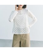 【アンフィーロ 自由区/UNFILO】の【2点セット】ラッセルレース キャミレイヤード Tシャツ オフ|ID: prp329100004881094 ipo3291000000036432534