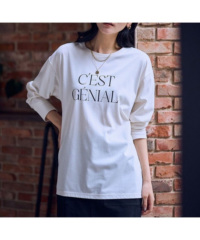 【エニー/ANY】のロゴロングスリーブTシャツ インテリア・キッズ・メンズ・レディースファッション・服の通販 founy(ファニー) https://founy.com/ ファッション Fashion レディースファッション Fashion for Women トップス・カットソー Cut & Sew Tops シャツ・ブラウス・オフィスカジュアル Elegant Blouses & Button-Ups ロングTシャツ・Tシャツ Longline T-Shirts & Tees カットソー・ベーシックTシャツ Cut-and-Sewn Tops / Stretch Tees & Basics 春 Spring カットソー Cut and Sewn Top シンプル Simple, Minimal スウェット / スエット Sweatshirt, Sweatwear スリット Slit, Slit Detail ロング Long, Long-Length 冬 Winter / This Winter A/W・秋冬 Autumn/Winter おすすめ Recommended / Our Picks エレガント 上品 Elegant |ID: prp329100004881144 ipo3291000000036432844