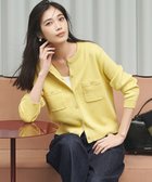 【23区/NIJYUSANKU】の【滝沢眞規子さん着用/Oggi掲載】コットンカシミヤ ポケット カーディガン ライトイエロー系|ID: prp329100004881154 ipo3291000000036432907