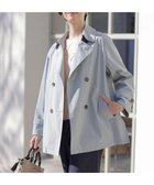 【ジェイ プレス/J.PRESS】の【洗える・撥水】ポリアーティローザ ダブル トレンチコート フェードブルー系|ID: prp329100004881179 ipo3291000000036433136