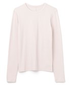 【アンフィーロ 自由区/UNFILO】のコットンカシミヤ クルーネックカットソー グレージュ|ID: prp329100004881194 ipo3291000000036433237