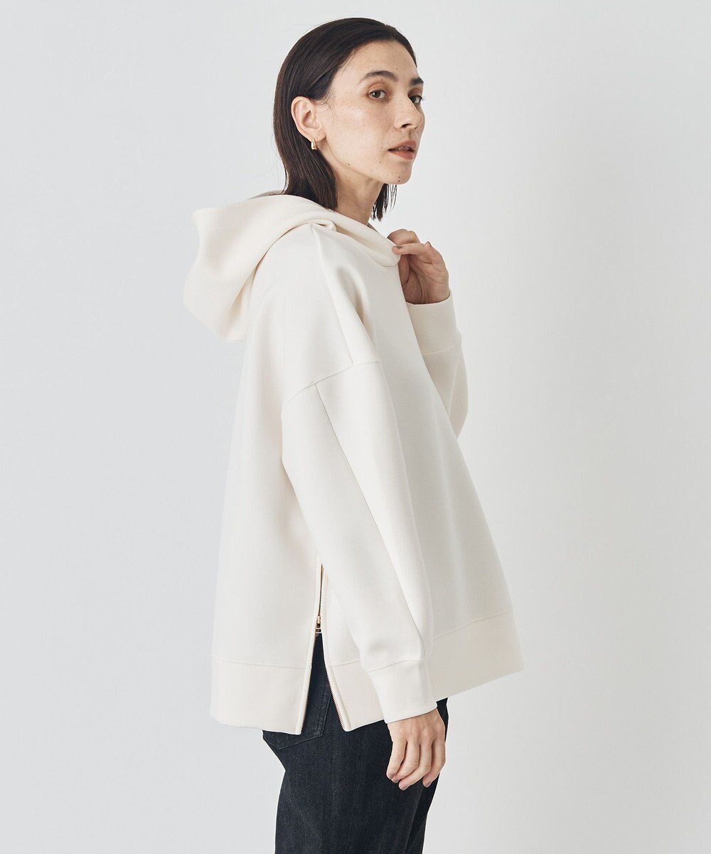 【アンフィーロ 自由区/UNFILO】のBEAUTY FORM JERSEY サイドZIP フーディ インテリア・キッズ・メンズ・レディースファッション・服の通販 founy(ファニー) 　ファッション　Fashion　レディースファッション　Fashion for Women　トップス・カットソー　Cut & Sew Tops　レディースパーカー・カジュアルフーディー　Casual Hoodies & Sweatshirts　インナー　Innerwear　軽量　Lightweight, Ultra Light　ストレッチ　Stretch, Stretchy Fabric　ダウン　Down, Puffer　パーカー　Hoodie, Parka　フォルム　Silhouette, Form　メタル　Metal, Metal Parts　リラックス　Relax, Relaxed Fit　冬　Winter / This Winter　A/W・秋冬　Autumn/Winter　エレガント 上品　Elegant　新作・新入荷　New Arrivals / New In　オフ|ID: prp329100004881217 ipo3291000000036433403