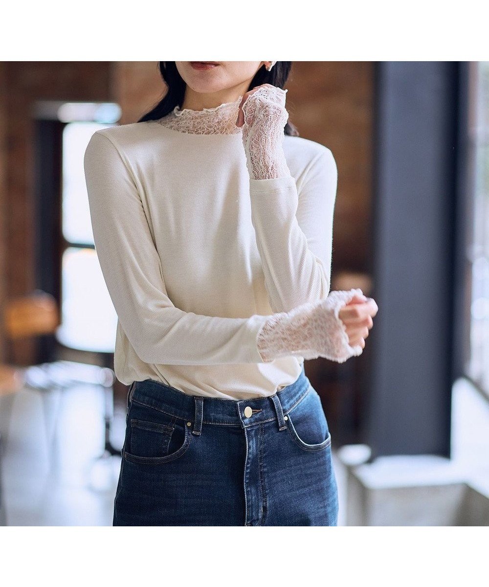 【エニー/ANY】の【新色追加】シアーコンビタートル インテリア・キッズ・メンズ・レディースファッション・服の通販 founy(ファニー) ファッション Fashion レディースファッション Fashion for Women トップス・カットソー Cut & Sew Tops シャツ・ブラウス・オフィスカジュアル Elegant Blouses & Button-Ups ロングTシャツ・Tシャツ Longline T-Shirts & Tees カットソー・ベーシックTシャツ Cut-and-Sewn Tops / Stretch Tees & Basics インナー Innerwear カットソー Cut and Sewn Top シアー Sheer, See-Through シャーリング Shirring, Ruched ストレッチ Stretch, Stretchy Fabric チュール Tulip, Tulip Motif ベーシック Basic, Essential A/W・秋冬 Autumn/Winter おすすめ Recommended / Our Picks エクリュレース|ID: prp329100004881224 ipo3291000000036433452