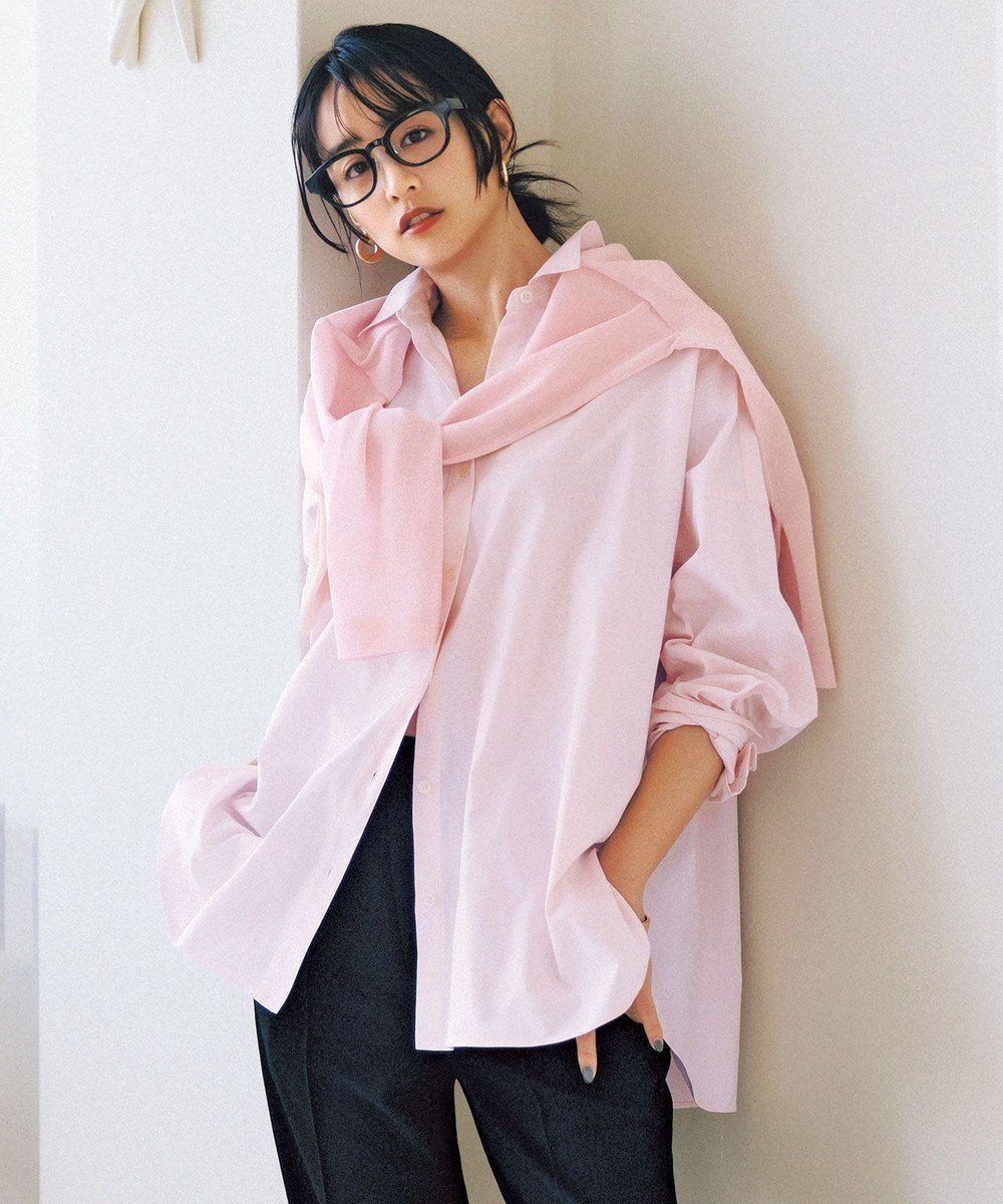 【アンフィーロ 自由区/UNFILO】の【WEB限定カラー】コットン オーバーシャツ 人気、トレンドファッション・服の通販 founy(ファニー) ファッション Fashion レディースファッション Fashion for Women トップス・カットソー Cut & Sew Tops シャツ・ブラウス・オフィスカジュアル Elegant Blouses & Button-Ups オックス Oxford Fabric 春 Spring 洗える Machine Washable ストライプ Stripe, Striped Pattern デニム Denim, Jeans Material ビッグ Big, Oversized 無地 Plain, Solid Color ワンポイント One Point, Statement Accent S/S・春夏 SS, Spring/Summer, Warm Season 再入荷 Restock / Back in Stock おすすめ Recommended / Our Picks 夏 Summer 新作・新入荷 New Arrivals / New In other-1|ID: prp329100004881228 ipo3291000000036433472