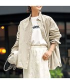 【アンフィーロ 自由区/UNFILO】の【WEB限定カラー】コットン オーバーシャツ [WEB限定]ベージュ|ID: prp329100004881228 ipo3291000000036433477