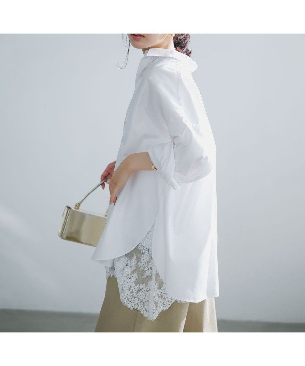 【アンフィーロ 自由区/UNFILO】の【WEB限定カラー】コットン オーバーシャツ インテリア・キッズ・メンズ・レディースファッション・服の通販 founy(ファニー) ファッション Fashion レディースファッション Fashion for Women トップス・カットソー Cut & Sew Tops シャツ・ブラウス・オフィスカジュアル Elegant Blouses & Button-Ups オックス Oxford Fabric 春 Spring 洗える Machine Washable ストライプ Stripe, Striped Pattern デニム Denim, Jeans Material ビッグ Big, Oversized 無地 Plain, Solid Color ワンポイント One Point, Statement Accent S/S・春夏 SS, Spring/Summer, Warm Season 再入荷 Restock / Back in Stock おすすめ Recommended / Our Picks 夏 Summer 新作・新入荷 New Arrivals / New In オフ|ID: prp329100004881228 ipo3291000000036433479