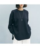 【アンフィーロ 自由区/UNFILO】のジョーゼット ラウンドテール プルオーバー ネイビー|ID: prp329100004881254 ipo3291000000036433673