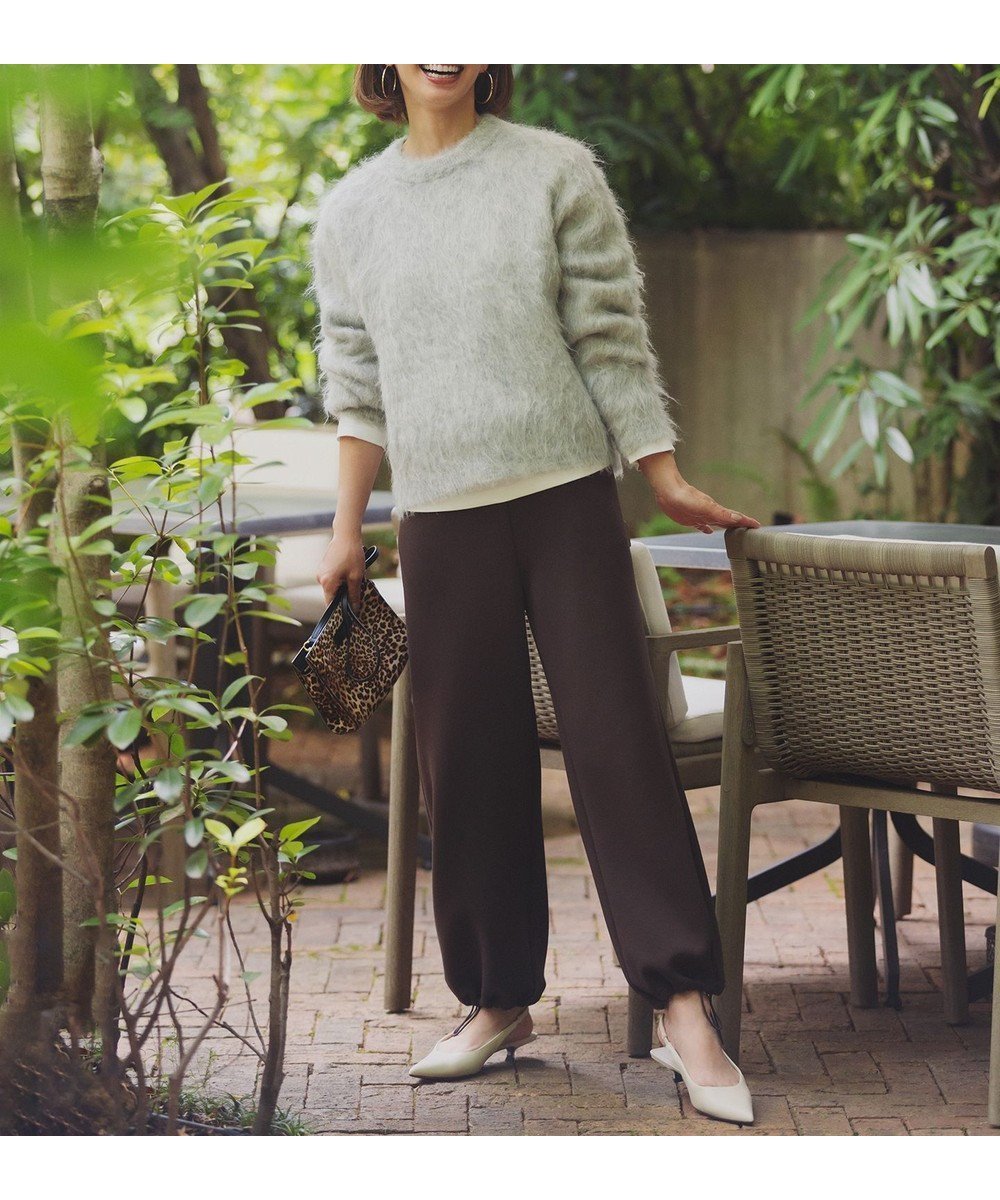 【アンフィーロ 自由区/UNFILO】の【野呂佳代さん着用】BEAUTY FORM JERSEY イージーパンツ インテリア・キッズ・メンズ・レディースファッション・服の通販 founy(ファニー) ファッション Fashion レディースファッション Fashion for Women パンツ Pants & Trousers 軽量 Lightweight, Ultra Light ストレッチ Stretch, Stretchy Fabric ストレート Straight, Straight Cut フォルム Silhouette, Form フラット Flat, Flat Shoes リラックス Relax, Relaxed Fit ワイド Wide, Wide Fit A/W・秋冬 Autumn/Winter 新作・新入荷 New Arrivals / New In ブラウン|ID: prp329100004881284 ipo3291000000036433873