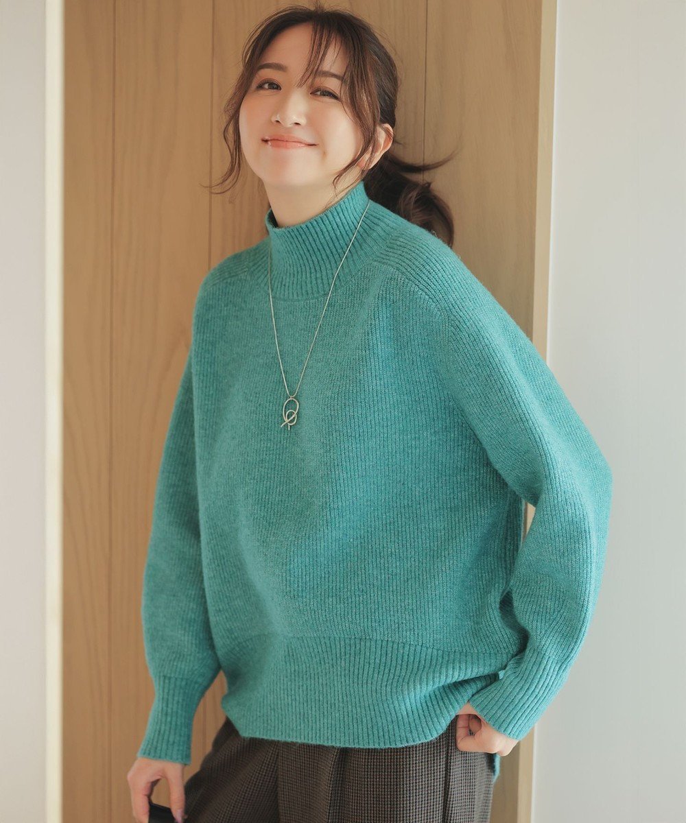 【エニー/ANY】の【LEE掲載】ハイネックウィンターニット インテリア・キッズ・メンズ・レディースファッション・服の通販 founy(ファニー) 雑誌掲載アイテム Magazine Picks & Fashion Features ファッション雑誌 Fashion Magazines リー LEE ファッション Fashion レディースファッション Fashion for Women トップス・カットソー Cut & Sew Tops ニット Knit Tops & Sweaters おすすめ Recommended / Our Picks ストレッチ Stretch, Stretchy Fabric スラックス Slacks, Dress Pants スリット Slit, Slit Detail セーター Sweater, Knitwear ハイネック High Neck, Mock Neck ボトム Bottoms, Lower Wear ワンポイント One Point, Statement Accent エレガント 上品 Elegant 洗える Machine Washable A/W・秋冬 Autumn/Winter 雑誌 Magazine, Fashion Magazine グリーン|ID: prp329100004881346 ipo3291000000036434307