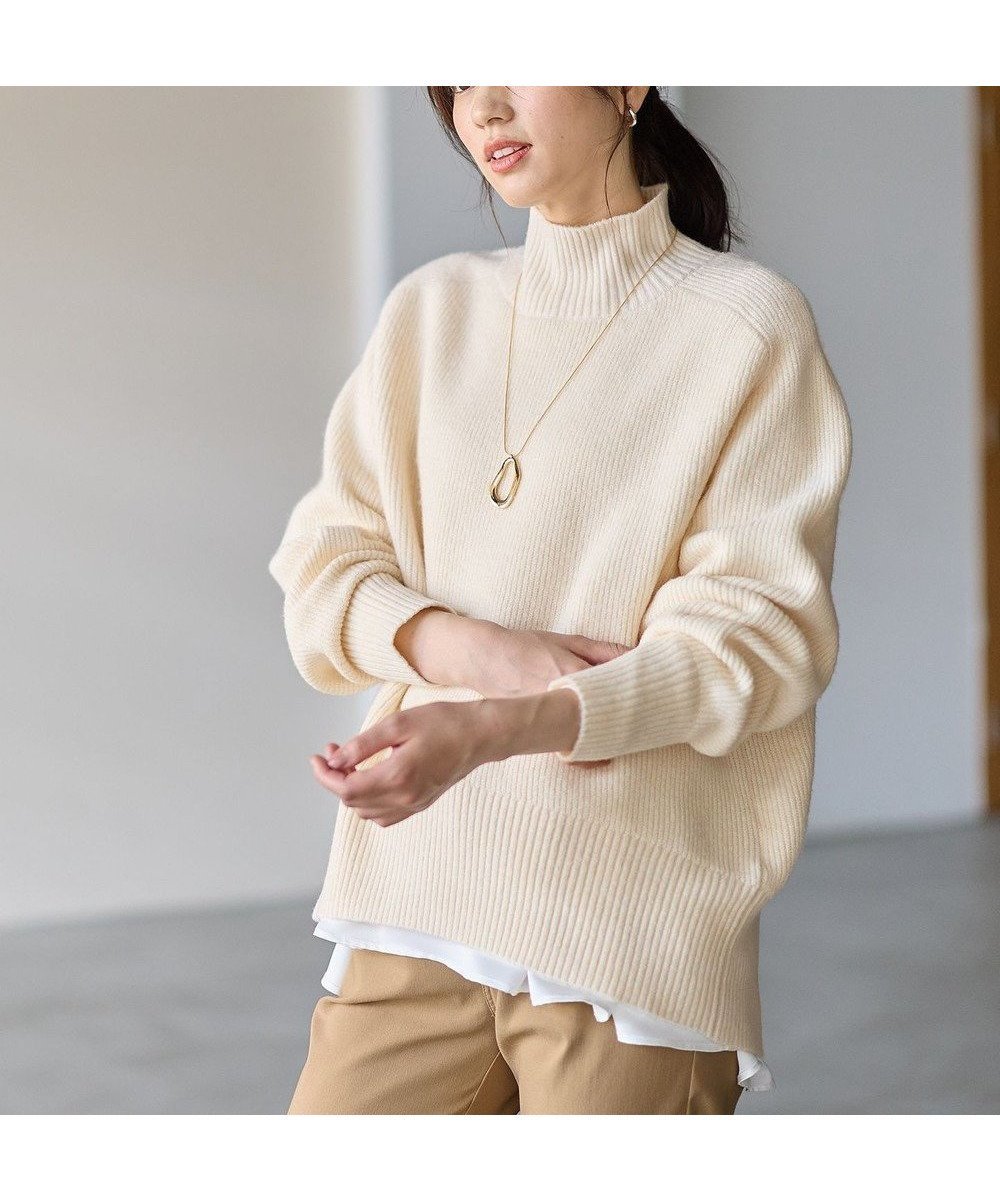 【エニー/ANY】の【LEE掲載】ハイネックウィンターニット インテリア・キッズ・メンズ・レディースファッション・服の通販 founy(ファニー) 雑誌掲載アイテム Magazine Picks & Fashion Features ファッション雑誌 Fashion Magazines リー LEE ファッション Fashion レディースファッション Fashion for Women トップス・カットソー Cut & Sew Tops ニット Knit Tops & Sweaters おすすめ Recommended / Our Picks ストレッチ Stretch, Stretchy Fabric スラックス Slacks, Dress Pants スリット Slit, Slit Detail セーター Sweater, Knitwear ハイネック High Neck, Mock Neck ボトム Bottoms, Lower Wear ワンポイント One Point, Statement Accent エレガント 上品 Elegant 洗える Machine Washable A/W・秋冬 Autumn/Winter 雑誌 Magazine, Fashion Magazine エクリュ|ID: prp329100004881346 ipo3291000000036434310