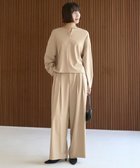 【アンフィーロ 自由区/UNFILO】のマイビューティ タックワイドパンツ 人気、トレンドファッション・服の通販 founy(ファニー) ファッション Fashion レディースファッション Fashion for Women パンツ Pants & Trousers ストレッチ Stretch, Stretchy Fabric スラックス Slacks, Dress Pants セットアップ Set-Up, Coordinated Outfit フランス France, French ポケット Pocket, Pocket Detail マニッシュ Mannish, Boyish 楽ちん Easy Fit, Comfortable ワイド Wide, Wide Fit A/W・秋冬 Autumn/Winter thumbnail ベージュ|ID: prp329100004881357 ipo3291000000036434372