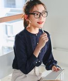 【ティアクラッセ/Tiaclasse】のレースブラウス ネイビー|ID: prp329100004881373 ipo3291000000036434495