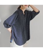 【エニー/ANY】のドルマンスキッパードットブラウス ネイビー系|ID: prp329100004881396 ipo3291000000036434631