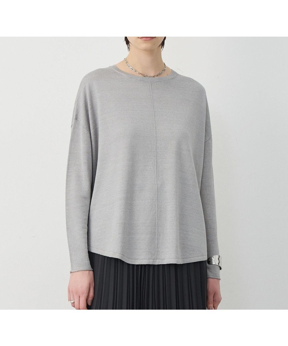 【アイシービー/iCB】のリネンレーヨンハイゲージ プルオーバーニット インテリア・キッズ・メンズ・レディースファッション・服の通販 founy(ファニー) 　ファッション　Fashion　レディースファッション　Fashion for Women　トップス・カットソー　Cut & Sew Tops　ニット　Knit Tops & Sweaters　カジュアルプルオーバー・ニットトップス　Pullovers & Knit Tops / Casual Pullovers　春　Spring　シャンブレー　Chambray, Denim-Like Fabric　セーター　Sweater, Knitwear　ドレープ　Drape, Draping Fabric　長袖　Long Sleeve, Full Sleeve　ベーシック　Basic, Essential　リネン　Linen, Linen Fabric　S/S・春夏　SS, Spring/Summer, Warm Season　夏　Summer　2026年　2026　オリーブグレー|ID: prp329100004881407 ipo3291000000036434698