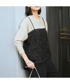 【23区/NIJYUSANKU】のリボンエンブロイダリー キャミソール ブラック系|ID: prp329100004881422 ipo3291000000036434807