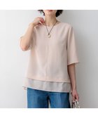 【23区/NIJYUSANKU】の【新色追加】ストレッチジョーゼット シアーコンビ カットソー ピンク系|ID: prp329100004881445 ipo3291000000036434965