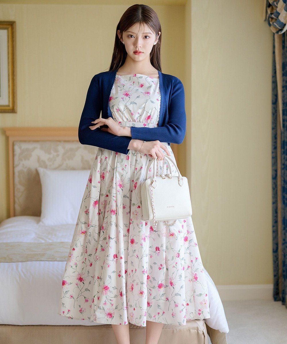 【トッカ/TOCCA】の【鈴木ゆうかさん着用・00サイズあり】FLORAL BLISS ドレス インテリア・キッズ・メンズ・レディースファッション・服の通販 founy(ファニー) ファッション Fashion レディースファッション Fashion for Women ワンピース Dresses フォーマル・パーティードレス・結婚式用ドレス Elegant & Casual Dresses シンプル Simple, Minimal デコルテ Décolleté, Neckline ドレス Dress, One-Piece ノースリーブ Sleeveless, No-Sleeve フィット Fit, Slim Fit フェミニン Feminine, Girly フラワー Flower, Floral プリント Print, Printed Pattern ラウンド Round, Round Neck A/W・秋冬 Autumn/Winter S/S・春夏 SS, Spring/Summer, Warm Season 夏 Summer エレガント 上品 Elegant 2026年 2026 アイボリー系5|ID: prp329100004881468 ipo3291000000036435122