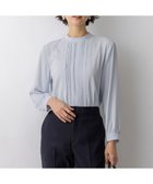【23区/NIJYUSANKU】のバックサテンアムンゼン フロントタックブラウス スカイブルー系|ID: prp329100004881526 ipo3291000000036435812