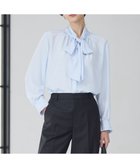 【23区/NIJYUSANKU】の【洗える】ドットドビーデシン ブラウス サックスブルー系|ID: prp329100004881531 ipo3291000000036435838