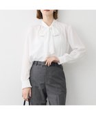 【23区/NIJYUSANKU】の【洗える】ドットドビーデシン ブラウス ホワイト系|ID: prp329100004881531 ipo3291000000036435840