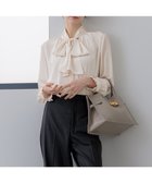 【23区/NIJYUSANKU】の【洗える】ドットドビーデシン ブラウス ベージュ系|ID: prp329100004881531 ipo3291000000036435847