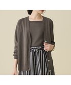 【自由区/JIYU-KU】の【アンサンブル対応】ペーパーコットンニット カーディガン 人気、トレンドファッション・服の通販 founy(ファニー) ファッション Fashion レディースファッション Fashion for Women トップス・カットソー Cut & Sew Tops ニット Knit Tops & Sweaters カーディガン・羽織り Layered Style Cardigans アンサンブルニット Knit Ensembles & Twin Sets アンサンブル Ensemble Set カーディガン Cardigan, Knitwear ベスト Vest, Waistcoat ベーシック Basic, Essential リラックス Relax, Relaxed Fit 夏 Summer 春 Spring S/S・春夏 SS, Spring/Summer, Warm Season thumbnail ブラウン|ID: prp329100004881597 ipo3291000000036436371