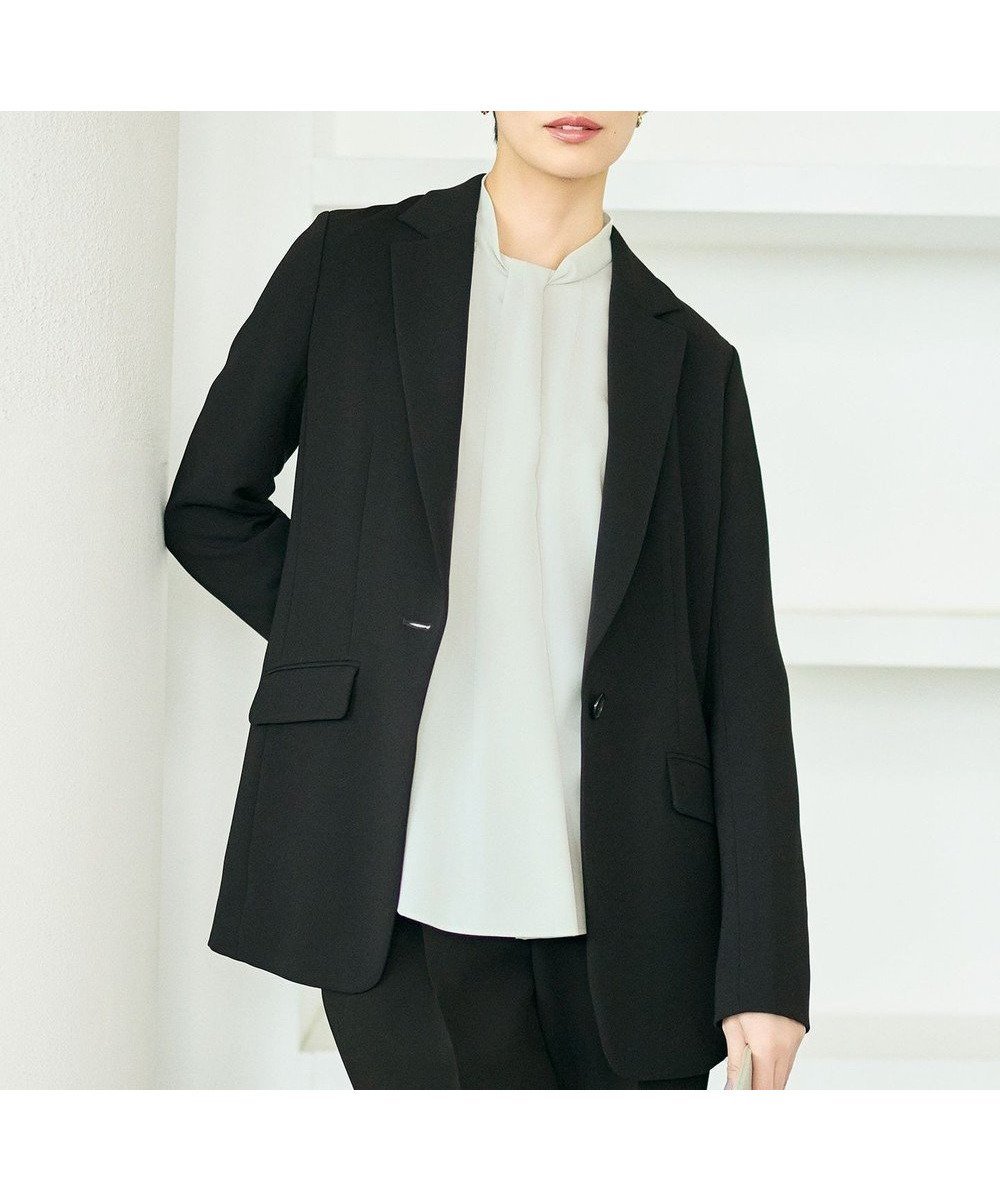 【自由区/JIYU-KU】の【カタログ掲載・セットアップ対応・セレモニー・通勤】トリアセダブルクロステーラード ジャケット 人気、トレンドファッション・服の通販 founy(ファニー) 　ファッション　Fashion　レディースファッション　Fashion for Women　アウター　Coat / Outerwear Collection　レディースジャケット・軽アウター　Jackets　テーラードジャケット / 通勤・きれいめスタイル　Tailored Jackets & Blazers　おすすめ　Recommended / Our Picks　ジャケット　Jacket, Outerwear　ストレッチ　Stretch, Stretchy Fabric　セットアップ　Set-Up, Coordinated Outfit　セレモニー　Ceremony　フォルム　Silhouette, Form　ボトム　Bottoms, Lower Wear　入学式　Entrance Ceremony　夏　Summer　S/S・春夏　SS, Spring/Summer, Warm Season　A/W・秋冬　Autumn/Winter　ビジネス 仕事 通勤　Business / Work / Commuting　 other-1|ID: prp329100004881648 ipo3291000000036436792