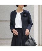 【ジェイ プレス/J.PRESS】の【セットアップ対応】ファンシーツイード ノーカラー ジャケット ネイビー系|ID: prp329100004881756 ipo3291000000036437629