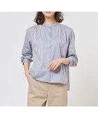 【ジェイ プレス/J.PRESS】のストライプジャガード バンドカラー カットソー ネイビーストライプ系|ID: prp329100004881777 ipo3291000000036437835