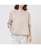 【ジェイ プレス/J.PRESS】のストライプジャガード バンドカラー カットソー キャメルストライプ系|ID: prp329100004881777 ipo3291000000036437842