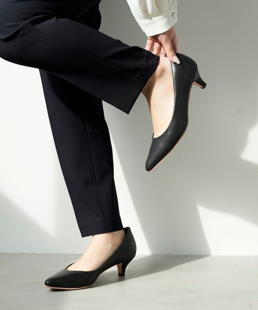 【エニィ スィス/any SiS】の【22.5~24.5cm】ローヒールレディライク パンプス インテリア・キッズ・メンズ・レディースファッション・服の通販 founy(ファニー) 　ファッション　Fashion　レディースファッション　Fashion for Women　シンプル　Simple, Minimal　セレモニー　Ceremony　新作・新入荷　New Arrivals / New In　ブラック|ID: prp329100004881786 ipo3291000000036437911