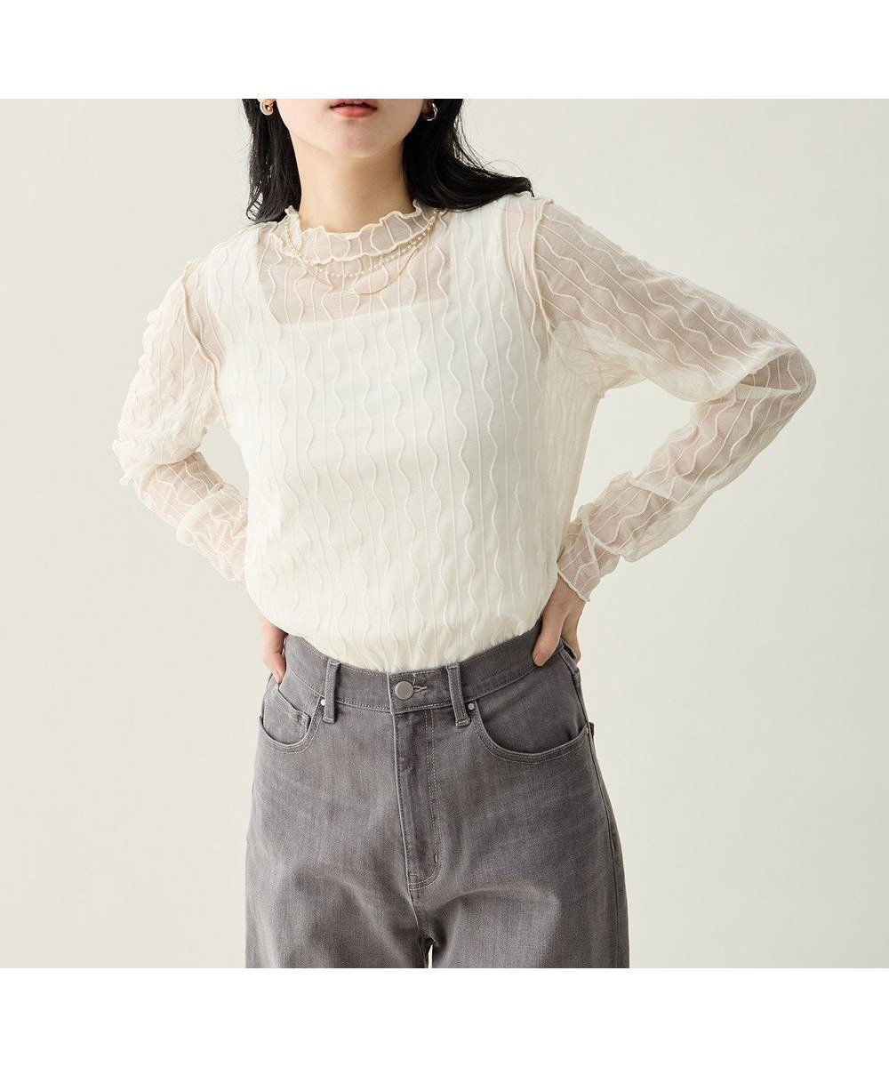 【エニー/ANY】のレースインナートップス 人気、トレンドファッション・服の通販 founy(ファニー) 　ファッション　Fashion　レディースファッション　Fashion for Women　トップス・カットソー　Cut & Sew Tops　シャツ・ブラウス・オフィスカジュアル　Elegant Blouses & Button-Ups　ロングTシャツ・Tシャツ　Longline T-Shirts & Tees　カットソー・ベーシックTシャツ　Cut-and-Sewn Tops / Stretch Tees & Basics　おすすめ　Recommended / Our Picks　インナー　Innerwear　カットソー　Cut and Sewn Top　キャミソール　Camisole, Spaghetti Strap Top　ギャザー　Gathered, Ruffled　ストレッチ　Stretch, Stretchy Fabric　タンク　Tank Top, Sleeveless Top　チュール　Tulip, Tulip Motif　フィット　Fit, Slim Fit　フェミニン　Feminine, Girly　夏　Summer　春　Spring　S/S・春夏　SS, Spring/Summer, Warm Season　 other-1|ID: prp329100004881793 ipo3291000000036437950