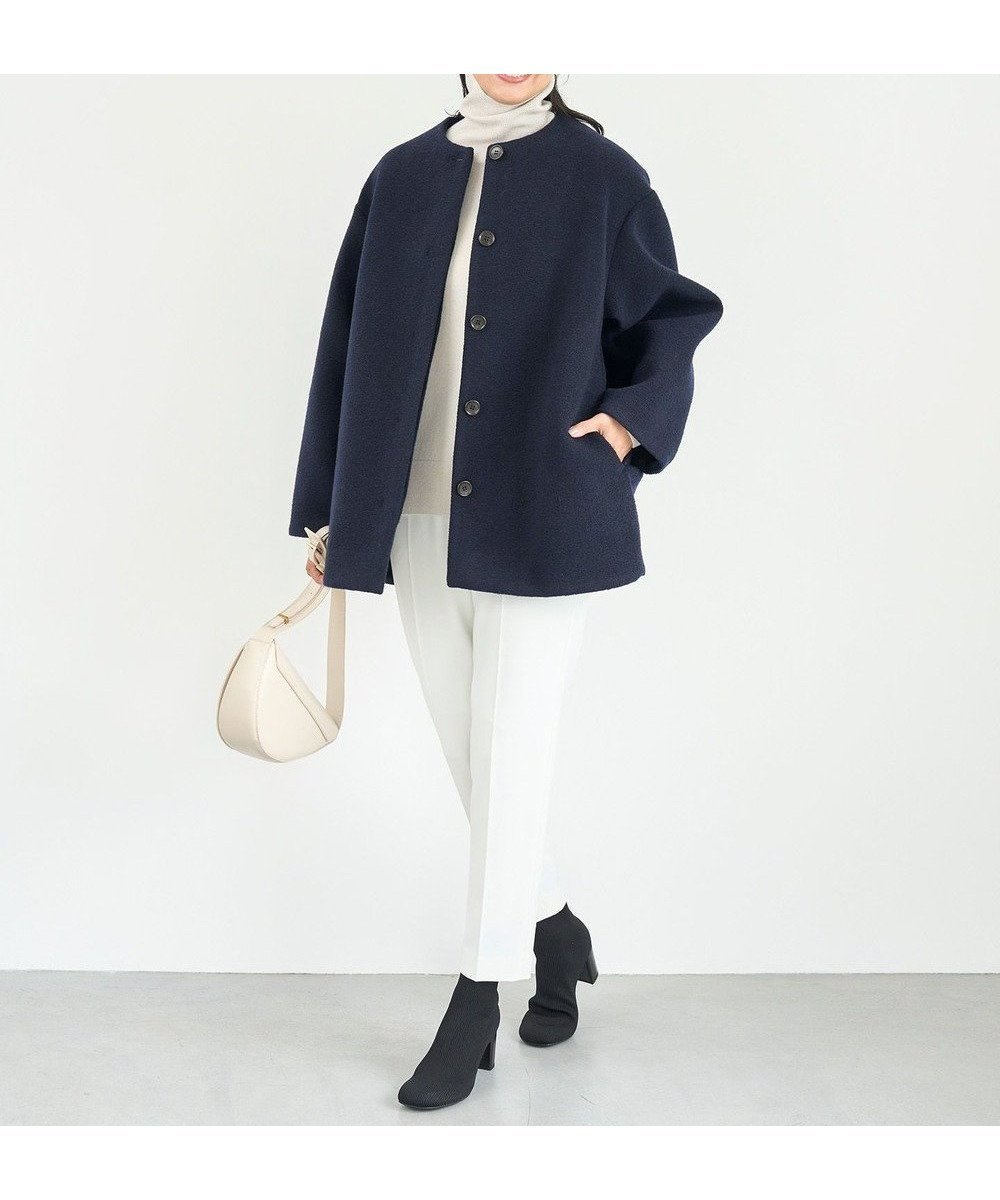 【アンフィーロ 自由区/UNFILO】の【ウエストゴム/14サイズ展開】beauty warm pants テーパード インテリア・キッズ・メンズ・レディースファッション・服の通販 founy(ファニー) 　ファッション　Fashion　レディースファッション　Fashion for Women　パンツ　Pants & Trousers　ストレッチ　Stretch, Stretchy Fabric　スマート　Smart, Elegant　センター　Center, Center Line　テーパード　Tapered, Tapered Pants　定番　Standard, Basic Item　ポケット　Pocket, Pocket Detail　ワイド　Wide, Wide Fit　A/W・秋冬　Autumn/Winter　おすすめ　Recommended / Our Picks　エレガント 上品　Elegant　新作・新入荷　New Arrivals / New In　オフ|ID: prp329100004881796 ipo3291000000036438005