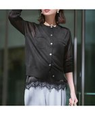 【23区/NIJYUSANKU】の【一部先行予約/WEB 一部店舗限定カラーあり】シャイニーシアー フラップポケット カーディガン 人気、トレンドファッション・服の通販 founy(ファニー) ファッション Fashion レディースファッション Fashion for Women トップス・カットソー Cut & Sew Tops カーディガン・羽織り Layered Style Cardigans 春 Spring カーディガン Cardigan, Knitwear コンパクト Compact, Small Size シアー Sheer, See-Through デニム Denim, Jeans Material 人気 Popular, Best Seller フェミニン Feminine, Girly フラップ Flap, Flap Pocket フレア Flare, Flared ポケット Pocket, Pocket Detail ヨーク Yoke, Yoke Design ワイド Wide, Wide Fit S/S・春夏 SS, Spring/Summer, Warm Season 夏 Summer 旅行 Travel エレガント 上品 Elegant 2026年 2026 thumbnail ブラック系|ID: prp329100004881808 ipo3291000000036438116