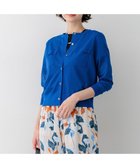 【23区/NIJYUSANKU】の【一部先行予約/WEB 一部店舗限定カラーあり】シャイニーシアー フラップポケット カーディガン 人気、トレンドファッション・服の通販 founy(ファニー) ファッション Fashion レディースファッション Fashion for Women トップス・カットソー Cut & Sew Tops カーディガン・羽織り Layered Style Cardigans 春 Spring カーディガン Cardigan, Knitwear コンパクト Compact, Small Size シアー Sheer, See-Through デニム Denim, Jeans Material 人気 Popular, Best Seller フェミニン Feminine, Girly フラップ Flap, Flap Pocket フレア Flare, Flared ポケット Pocket, Pocket Detail ヨーク Yoke, Yoke Design ワイド Wide, Wide Fit S/S・春夏 SS, Spring/Summer, Warm Season 夏 Summer 旅行 Travel エレガント 上品 Elegant 2026年 2026 thumbnail [WEB&一部店舗限定]ブルー系|ID: prp329100004881808 ipo3291000000036438123