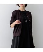 【23区/NIJYUSANKU】の【一部先行予約/WEB 一部店舗限定カラーあり】シャイニーシアー フラップポケット カーディガン 人気、トレンドファッション・服の通販 founy(ファニー) ファッション Fashion レディースファッション Fashion for Women トップス・カットソー Cut & Sew Tops カーディガン・羽織り Layered Style Cardigans 春 Spring カーディガン Cardigan, Knitwear コンパクト Compact, Small Size シアー Sheer, See-Through デニム Denim, Jeans Material 人気 Popular, Best Seller フェミニン Feminine, Girly フラップ Flap, Flap Pocket フレア Flare, Flared ポケット Pocket, Pocket Detail ヨーク Yoke, Yoke Design ワイド Wide, Wide Fit S/S・春夏 SS, Spring/Summer, Warm Season 夏 Summer 旅行 Travel エレガント 上品 Elegant 2026年 2026 thumbnail ダークブラウン系|ID: prp329100004881808 ipo3291000000036438132