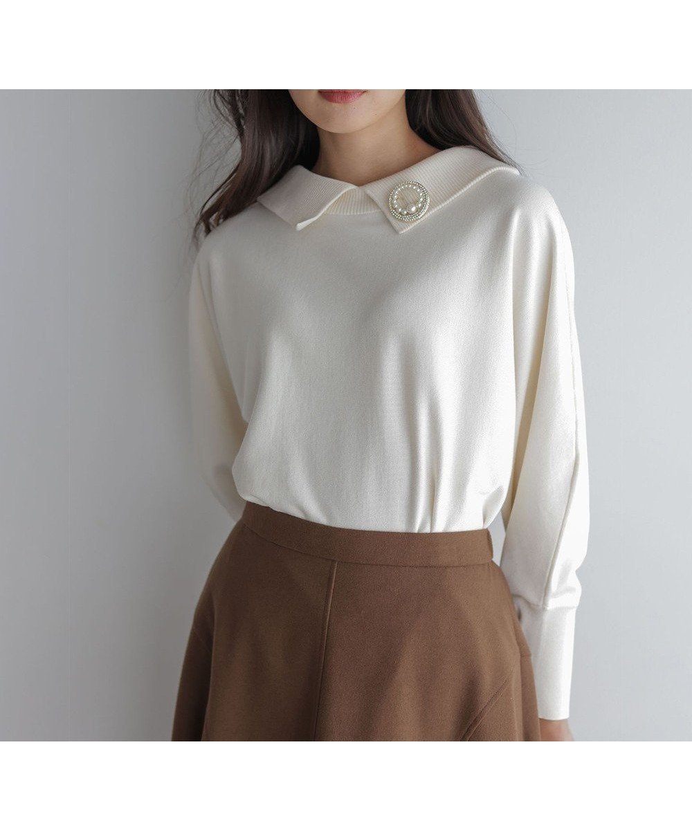 【組曲/KUMIKYOKU】の【加藤ローサさん着用・新色追加・前後着用可】スムースストレッチロールネック ニット インテリア・キッズ・メンズ・レディースファッション・服の通販 founy(ファニー) ファッション Fashion レディースファッション Fashion for Women トップス・カットソー Cut & Sew Tops ニット Knit Tops & Sweaters カーディガン Cardigan, Knitwear ストレッチ Stretch, Stretchy Fabric セーター Sweater, Knitwear タートルネック Turtleneck, High Neck デコルテ Décolleté, Neckline フレア Flare, Flared A/W・秋冬 Autumn/Winter おすすめ Recommended / Our Picks エレガント 上品 Elegant アイボリー系|ID: prp329100004881843 ipo3291000000036438409