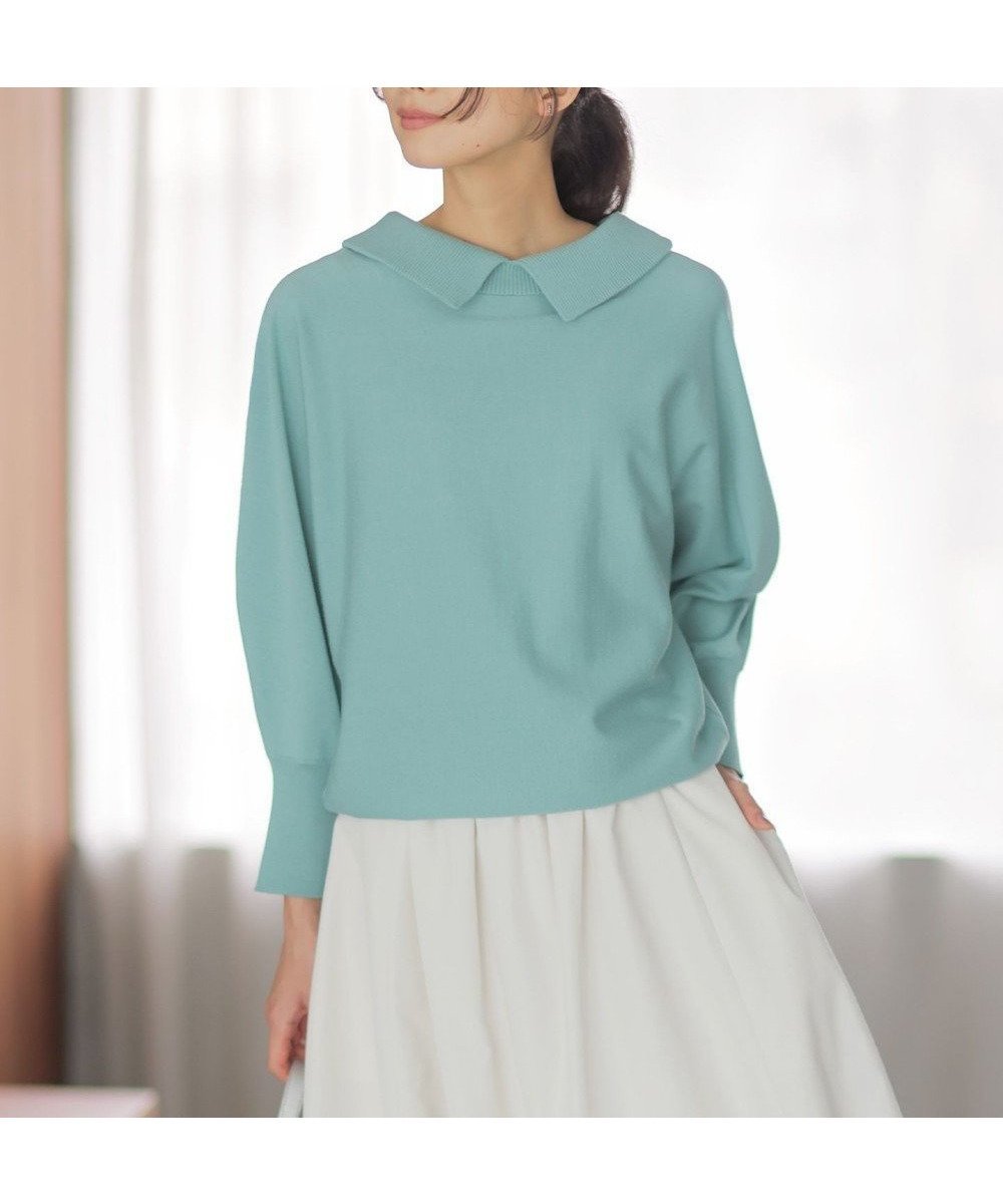 【組曲/KUMIKYOKU】の【加藤ローサさん着用・新色追加・前後着用可】スムースストレッチロールネック ニット インテリア・キッズ・メンズ・レディースファッション・服の通販 founy(ファニー) ファッション Fashion レディースファッション Fashion for Women トップス・カットソー Cut & Sew Tops ニット Knit Tops & Sweaters カーディガン Cardigan, Knitwear ストレッチ Stretch, Stretchy Fabric セーター Sweater, Knitwear タートルネック Turtleneck, High Neck デコルテ Décolleté, Neckline フレア Flare, Flared A/W・秋冬 Autumn/Winter おすすめ Recommended / Our Picks エレガント 上品 Elegant スモーキーグリーン系|ID: prp329100004881843 ipo3291000000036438416