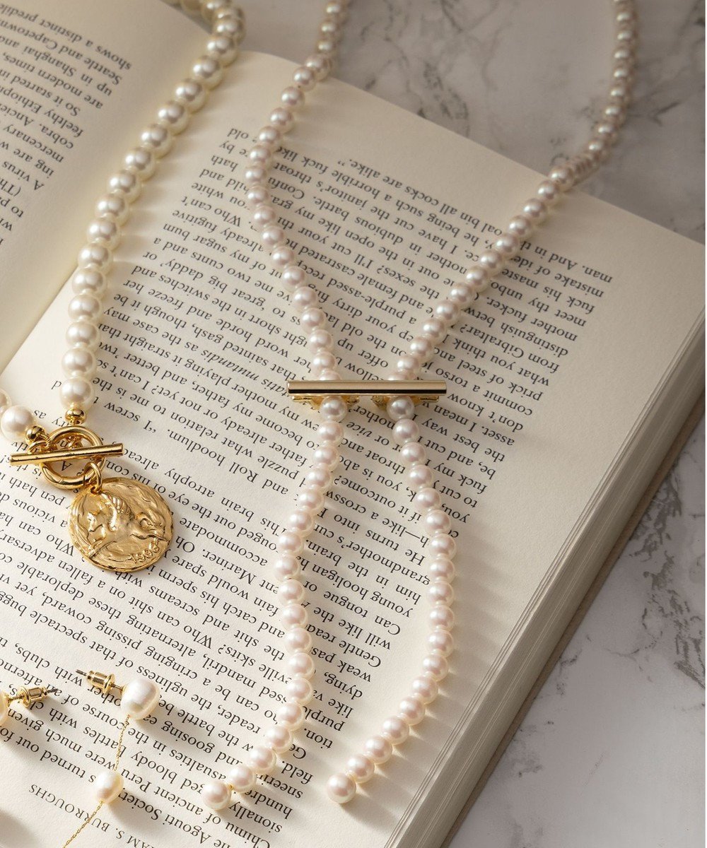 【23区/NIJYUSANKU】の【VERY掲載】クリップ パール ラリエット ネックレス 人気、トレンドファッション・服の通販 founy(ファニー) 　雑誌掲載アイテム　Magazine Picks & Fashion Features　ファッション雑誌　Fashion Magazines　ヴェリィ　VERY　ファッション　Fashion　レディースファッション　Fashion for Women　ジュエリー　Jewelry　ネックレス　Necklaces & Pendants　アクセサリー　Fashion Accessories　クール　Cool, Chic　3月号　March Issue　シルバー　Silver, Metallic Silver　シンプル　Simple, Minimal　スタイリッシュ　Stylish, Fashionable　雑誌　Magazine, Fashion Magazine　デニム　Denim, Jeans Material　トレンド　Trend, Trending Now　ネックレス　Necklace, Pendant Necklace　バランス　Balance, Style Balance　パール　Pearl, Pearl Accent　モチーフ　Motif, Design Theme　エレガント 上品　Elegant　セレモニー　Ceremony　入学式　Entrance Ceremony　卒業式　Graduation Ceremony　結婚式　Wedding　 other-1|ID: prp329100004881878 ipo3291000000036438706