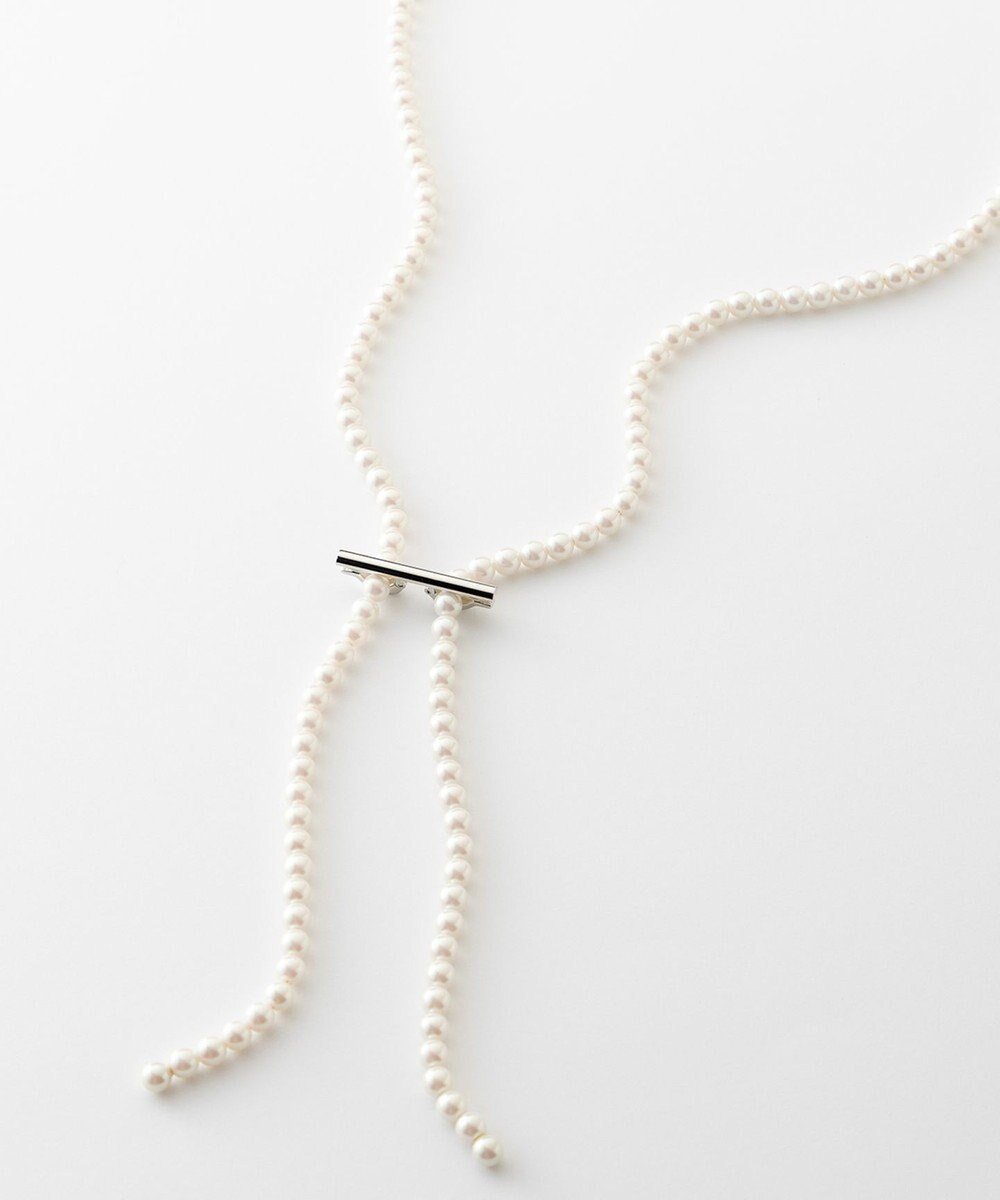 【23区/NIJYUSANKU】の【VERY掲載】クリップ パール ラリエット ネックレス インテリア・キッズ・メンズ・レディースファッション・服の通販 founy(ファニー) 　雑誌掲載アイテム　Magazine Picks & Fashion Features　ファッション雑誌　Fashion Magazines　ヴェリィ　VERY　ファッション　Fashion　レディースファッション　Fashion for Women　ジュエリー　Jewelry　ネックレス　Necklaces & Pendants　アクセサリー　Fashion Accessories　クール　Cool, Chic　3月号　March Issue　シルバー　Silver, Metallic Silver　シンプル　Simple, Minimal　スタイリッシュ　Stylish, Fashionable　雑誌　Magazine, Fashion Magazine　デニム　Denim, Jeans Material　トレンド　Trend, Trending Now　ネックレス　Necklace, Pendant Necklace　バランス　Balance, Style Balance　パール　Pearl, Pearl Accent　モチーフ　Motif, Design Theme　エレガント 上品　Elegant　セレモニー　Ceremony　入学式　Entrance Ceremony　卒業式　Graduation Ceremony　結婚式　Wedding　シルバー系|ID: prp329100004881878 ipo3291000000036438712