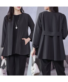 【ティアクラッセ/Tiaclasse】のバックフレアロングジャケット 人気、トレンドファッション・服の通販 founy(ファニー) ファッション Fashion レディースファッション Fashion for Women アウター Coat / Outerwear Collection レディースジャケット・軽アウター Jackets ノーカラージャケット / シンプル上品コーデ Collarless Jackets アクセサリー Fashion Accessories ウォッシャブル Machine Washable 春 Spring 洗える Machine Washable 秋 Autumn シューズ Shoes, Footwear ジャケット Jacket, Outerwear ストレッチ Stretch, Stretchy Fabric スーツ Suit, Formalwear 長袖 Long Sleeve, Full Sleeve フレア Flare, Flared フロント Front, Front Design ポケット Pocket, Pocket Detail ロング Long, Long-Length 冬 Winter / This Winter S/S・春夏 SS, Spring/Summer, Warm Season 再入荷 Restock / Back in Stock おすすめ Recommended / Our Picks 夏 Summer エレガント 上品 Elegant セレモニー Ceremony 新作・新入荷 New Arrivals / New In ビジネス 仕事 通勤 Business / Work / Commuting |ID:prp329100004881914