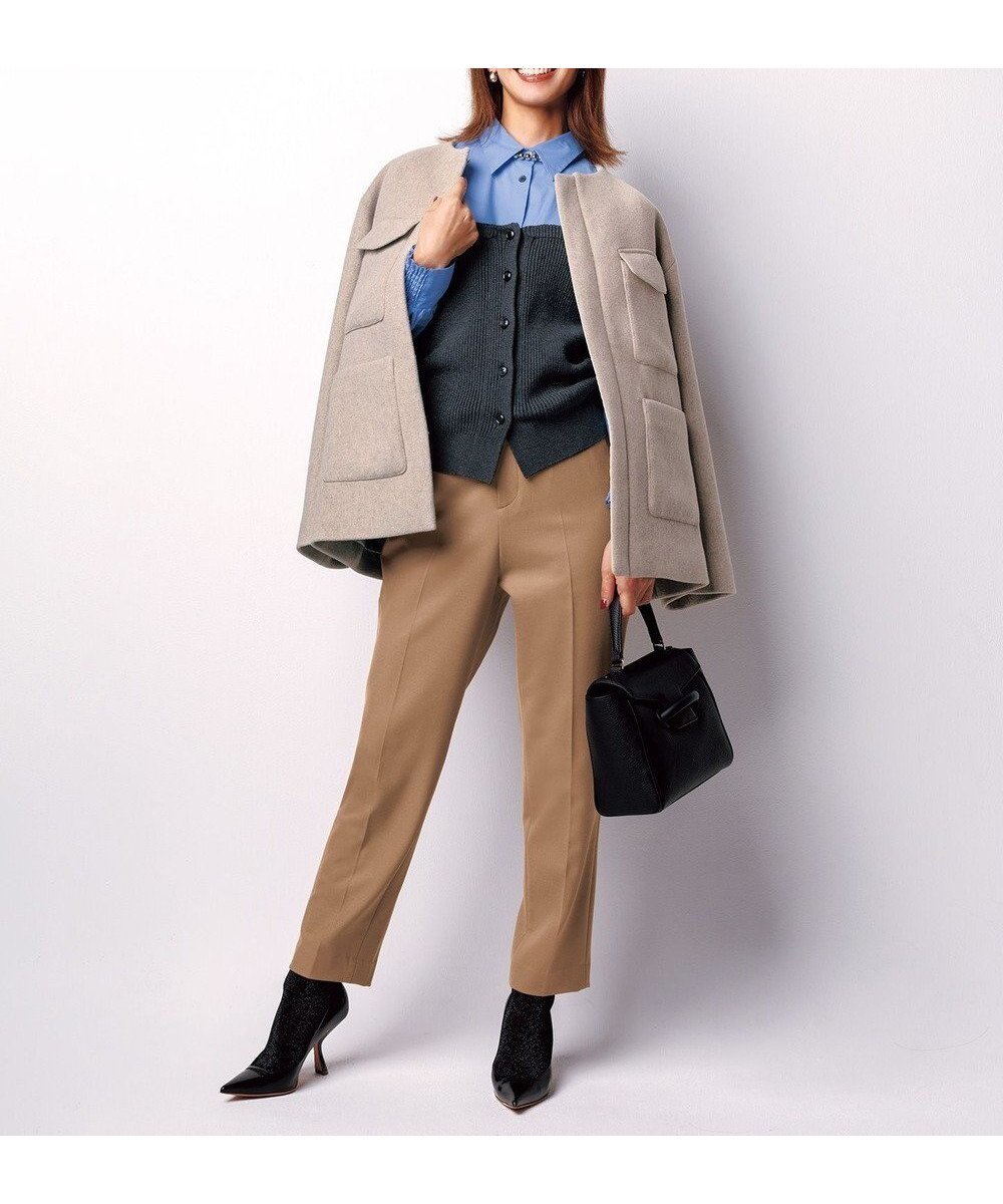 【アンフィーロ 自由区/UNFILO】のbeauty warm テーパードパンツ インテリア・キッズ・メンズ・レディースファッション・服の通販 founy(ファニー) ファッション Fashion レディースファッション Fashion for Women パンツ Pants & Trousers 洗える Machine Washable ストレッチ Stretch, Stretchy Fabric スマート Smart, Elegant センター Center, Center Line ポケット Pocket, Pocket Detail 冬 Winter / This Winter A/W・秋冬 Autumn/Winter おすすめ Recommended / Our Picks キャメル|ID: prp329100004881941 ipo3291000000036439257