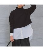 【アンフィーロ 自由区/UNFILO】のシャツコンビ レイヤードT オフ×シャツ|ID: prp329100004881976 ipo3291000000036439544