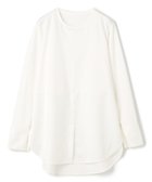 【アンフィーロ 自由区/UNFILO】のシャツコンビ レイヤードT オフ×サテン|ID: prp329100004881976 ipo3291000000036439547