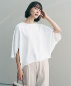 【アンフィーロ 自由区/UNFILO】のジョーゼット ドルマンプルオーバー オフ|ID: prp329100004881985 ipo3291000000036439611