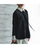 【アイシービー/iCB】の【WEB限定カラーあり】マラボーテWジョーゼット ボウタイ付きシャツカラートップス ブラック|ID: prp329100004882154 ipo3291000000036441094