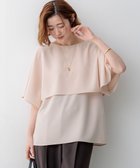 【23区/NIJYUSANKU】の【新色追加】ストレッチジョーゼット ケープデザイン カットソー ピンク系|ID: prp329100004882167 ipo3291000000036441245