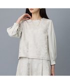 【自由区/JIYU-KU】の【カタログ掲載・セットアップ対応】フラワーオパールプリントブロッキング ブラウス ベージュ|ID: prp329100004882232 ipo3291000000036441731