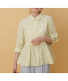 【エニィ スィス/any SiS】のフレアペプラム シャツ 人気、トレンドファッション・服の通販 founy(ファニー) ファッション Fashion レディースファッション Fashion for Women トップス・カットソー Cut & Sew Tops シャツ・ブラウス・オフィスカジュアル Elegant Blouses & Button-Ups ウォッシャブル Machine Washable 春 Spring サテン Satin, Glossy Fabric タンク Tank Top, Sleeveless Top トレンド Trend, Trending Now パール Pearl, Pearl Accent フレア Flare, Flared ペプラム Peplum, Flared Hem S/S・春夏 SS, Spring/Summer, Warm Season おすすめ Recommended / Our Picks 夏 Summer エレガント 上品 Elegant 新作・新入荷 New Arrivals / New In ビジネス 仕事 通勤 Business / Work / Commuting thumbnail ライトイエロー|ID: prp329100004884839 ipo3291000000036464288